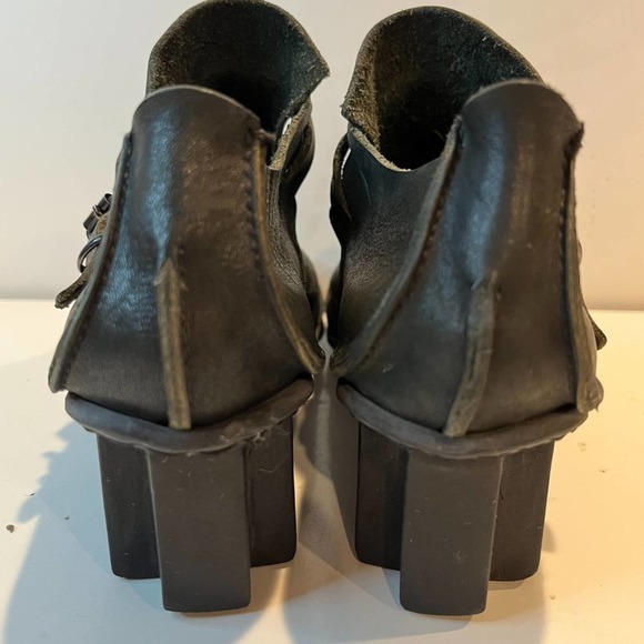 Trippen size 40 / US 9 NunF Black Ankle boots Wedge‎ Heels X + OS Platforme - Picture 5 of 11
